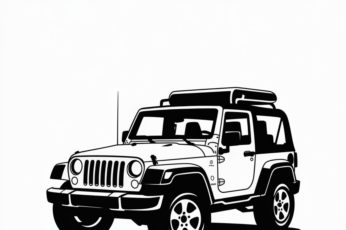 Jeep Vector Traveled design, perfect, an Illustration by Amazin_art (Photo 4 of 9)