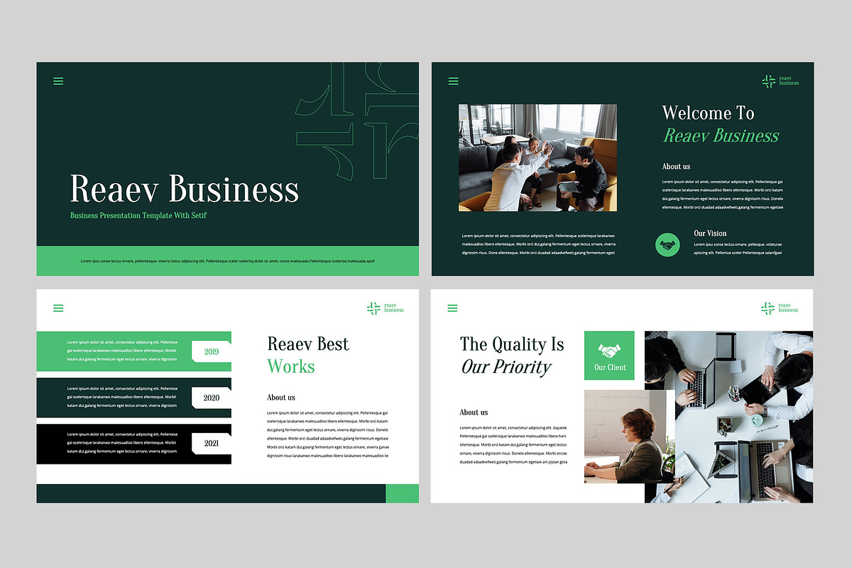 REAEV - Powerpoint Template, a Presentation Template by rgbryand (Photo 1 of 8)