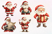 Vintage Santa Claus Clipart, an Illustration by Dream Creation (Thumbnail 7 of 7)