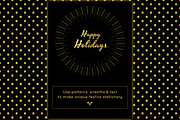 Festive Gold Patterns, a Pattern Graphic by HMJS Designs (Thumbnail 4 of 7)