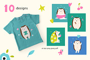 Hedgehogs - cute graphic collection, an Animal Illustration by danceyourlife (Thumbnail 2 of 8)