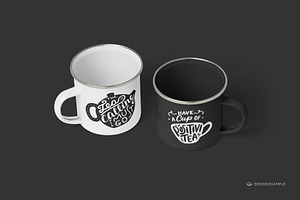 Enamel Mugs Mock-up