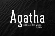 Agatha, a Slab Serif Font by Teweka (Thumbnail 1 of 7)