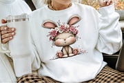 Christmas Bunny Clipart Bundle, an Illustration by Sublimation Artist (Thumbnail 4 of 6)