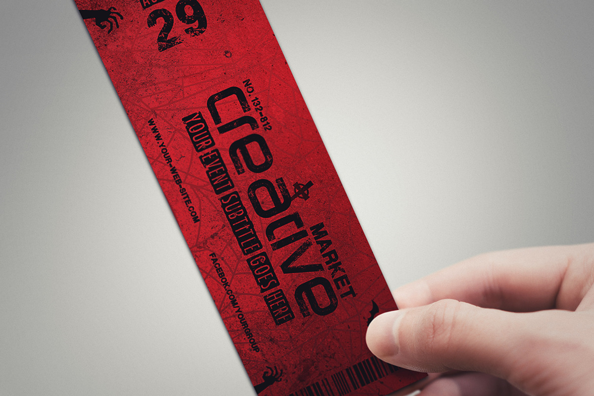 Halloween TICKETS, a Card Template by Tzochko (Photo 4 of 5)