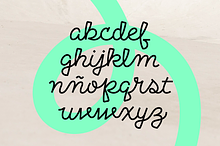 Monoline Loopy Script | Gabetes