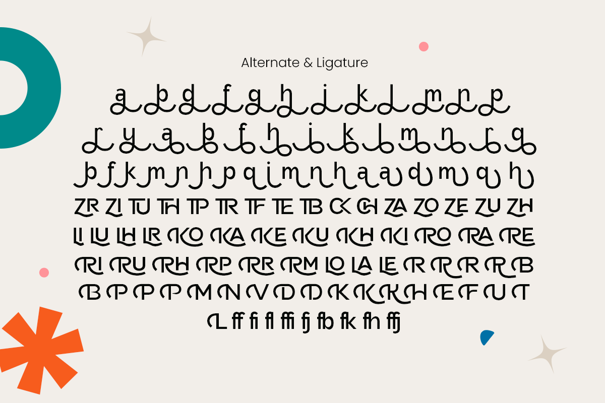 Ronalo - Display Unique Modern Font, a Sans Serif Font by TokoPress (Photo 11 of 13)