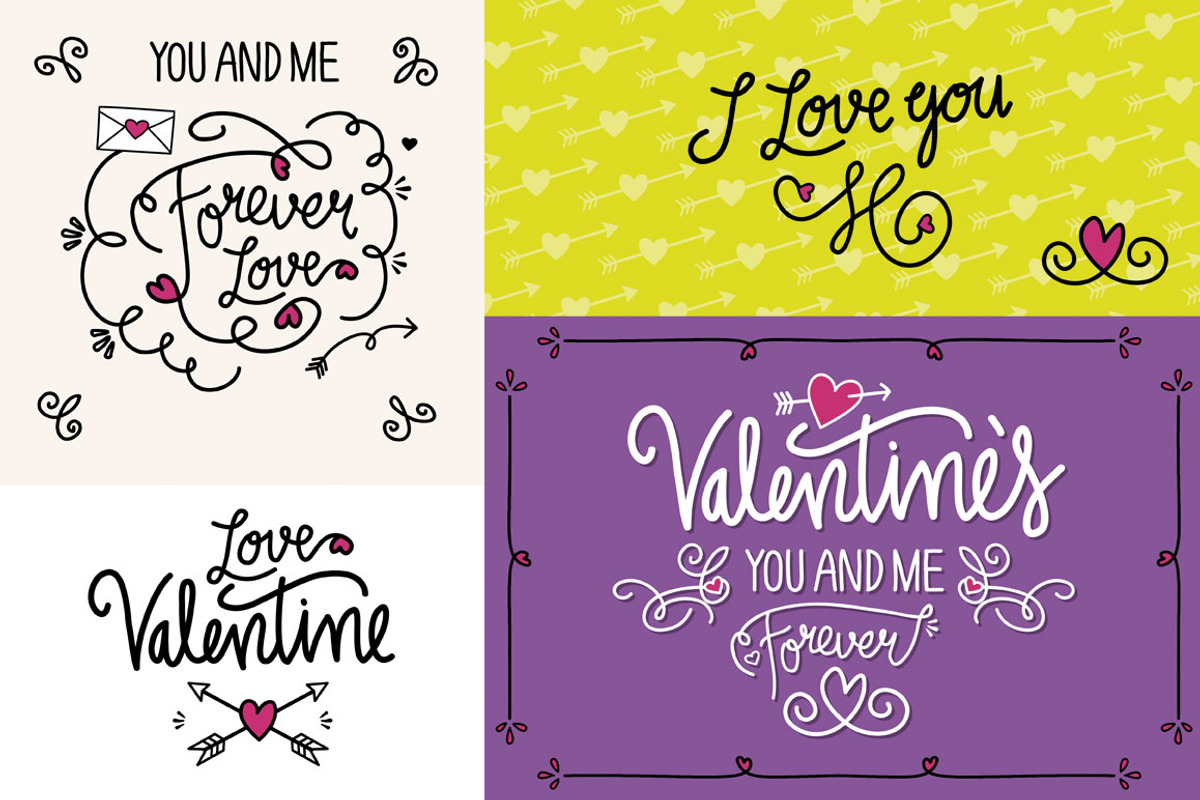 ♡ Valentine's Vector Doodle Set, a Decorative Illustration by Fresh Design Elements (Photo 4 of 4)