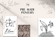 INKED BOTANY line art set, a Decorative Illustration by Yuliia Lashevska (Thumbnail 9 of 12)