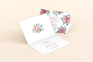 Watercolor Clipart. Floral Art Png