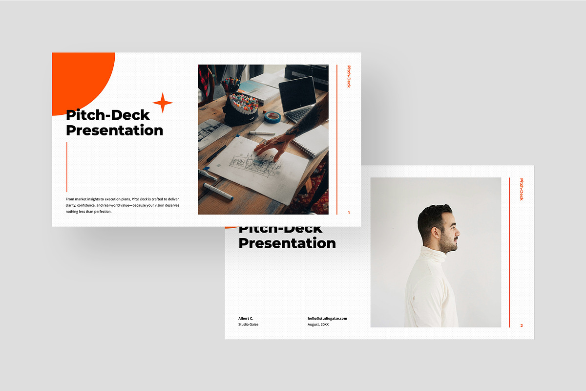 Pitch Deck Google Slides Template, a Presentation Template by Gaize (Photo 2 of 14)