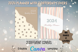 2024 Planner - Canva Template