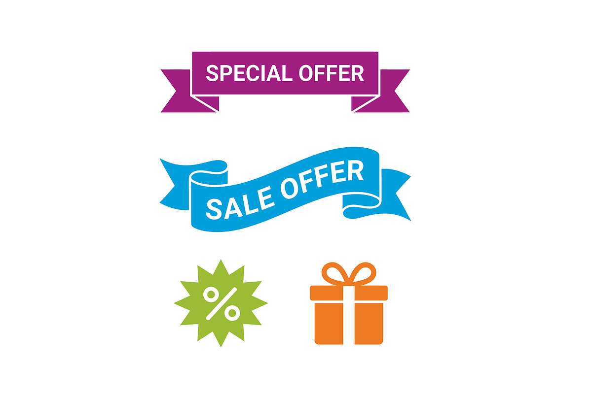 Promotional Discount Voucher Tags, an Object Graphic by zahidhossainalif (Photo 3 of 3)