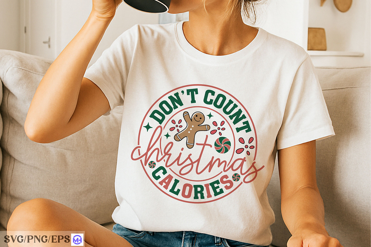 Christmas Calories Don’t Count SVG, a Graphic by mh_arif (Photo 2 of 3)