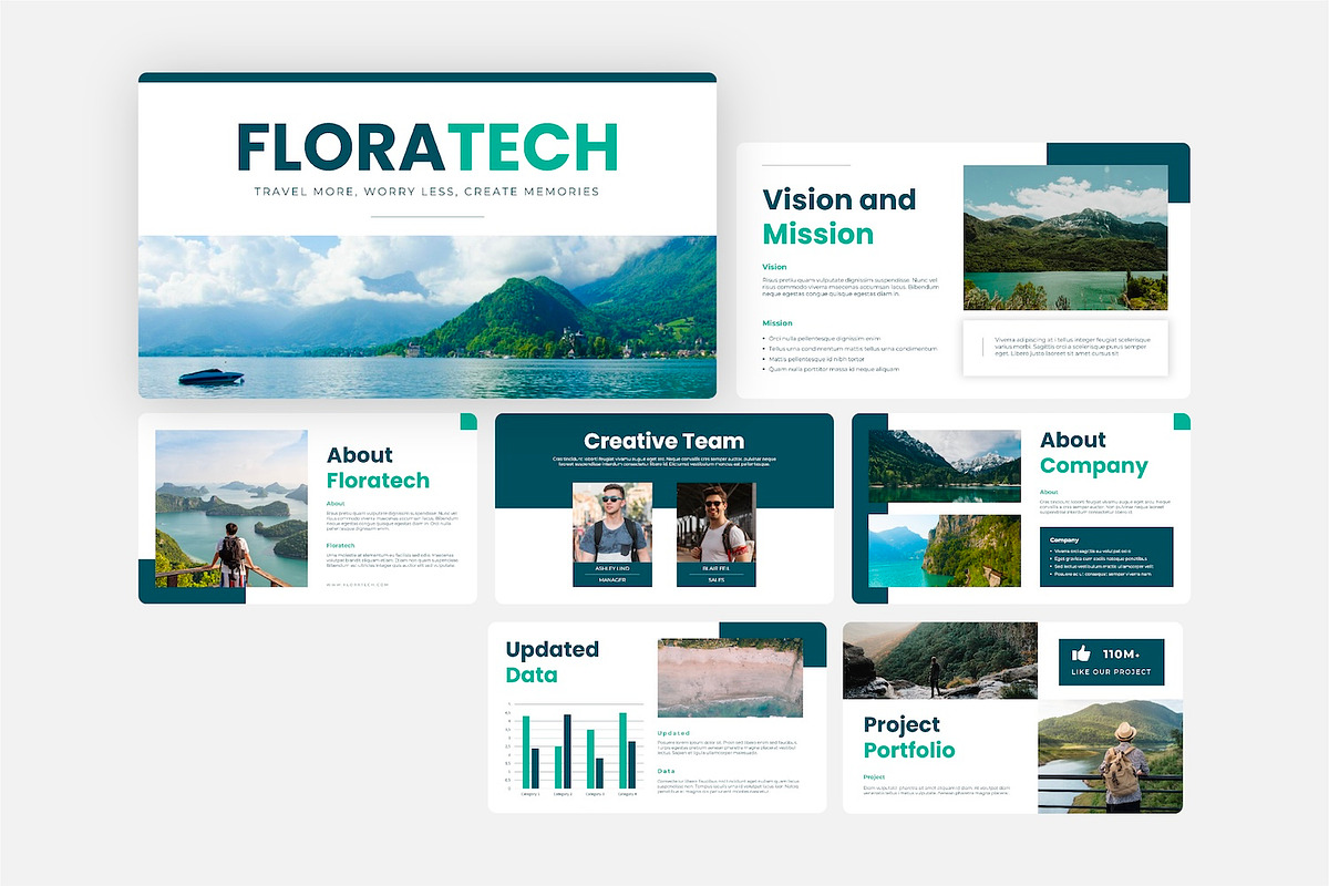 Travel Agency Keynote Presentation, a Presentation Template by Kren Studio (Photo 3 of 8)