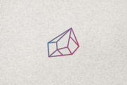 Geometric Modern Crystal Logo, a Branding & Logo Template by Luxury Logos (Thumbnail 4 of 4)