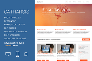 Catharsis - Responsive HTML Template