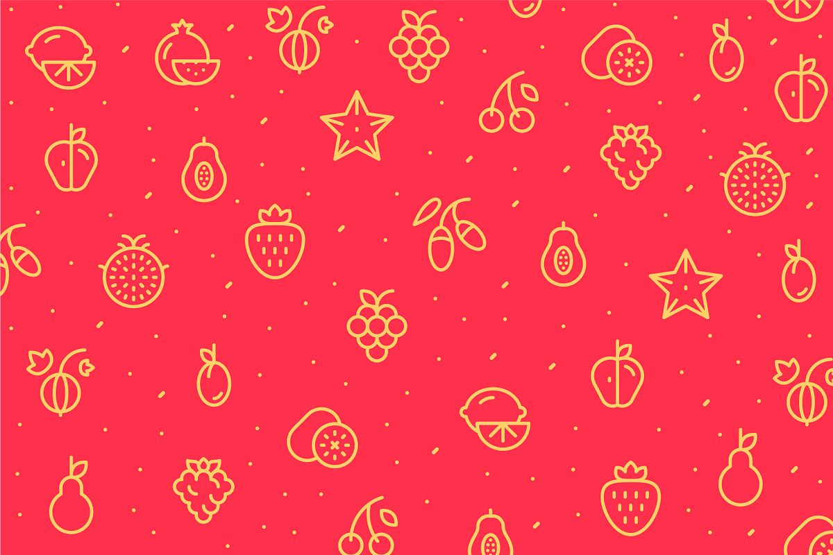Minimal Food Icons, an Outline Icon by Vineta Rendon (Photo 6 of 9)