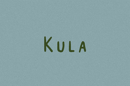 Kula I A Tropical Display Font, a Font by Taylor Penton
