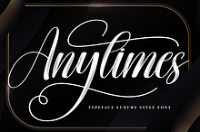 Anytimes | Script Font