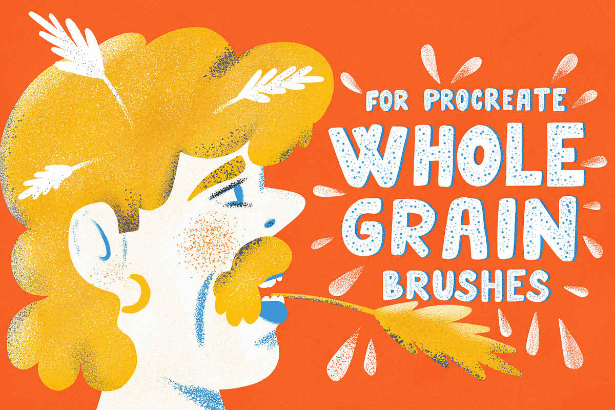 Whole Grain Brushes for Procreate, a Brush Add-On by Guerillacraft (Photo 1 of 7)