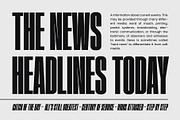 Homura - Condensed, a Sans Serif Font by Arterfak Project (Thumbnail 2 of 14)