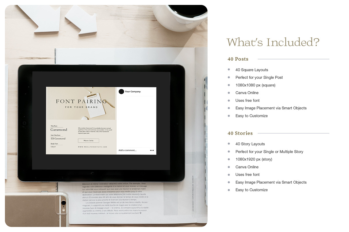 LAPER Social Media Kit | CANVA, a Social Media Template by BlancaLab Studio (Photo 7 of 9)