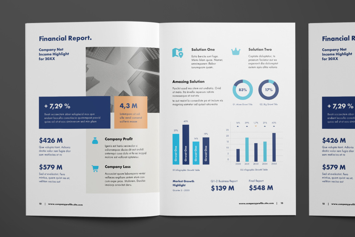 Corporate Business Brochure Template, a Brochure Template by broluthfi (Photo 5 of 9)