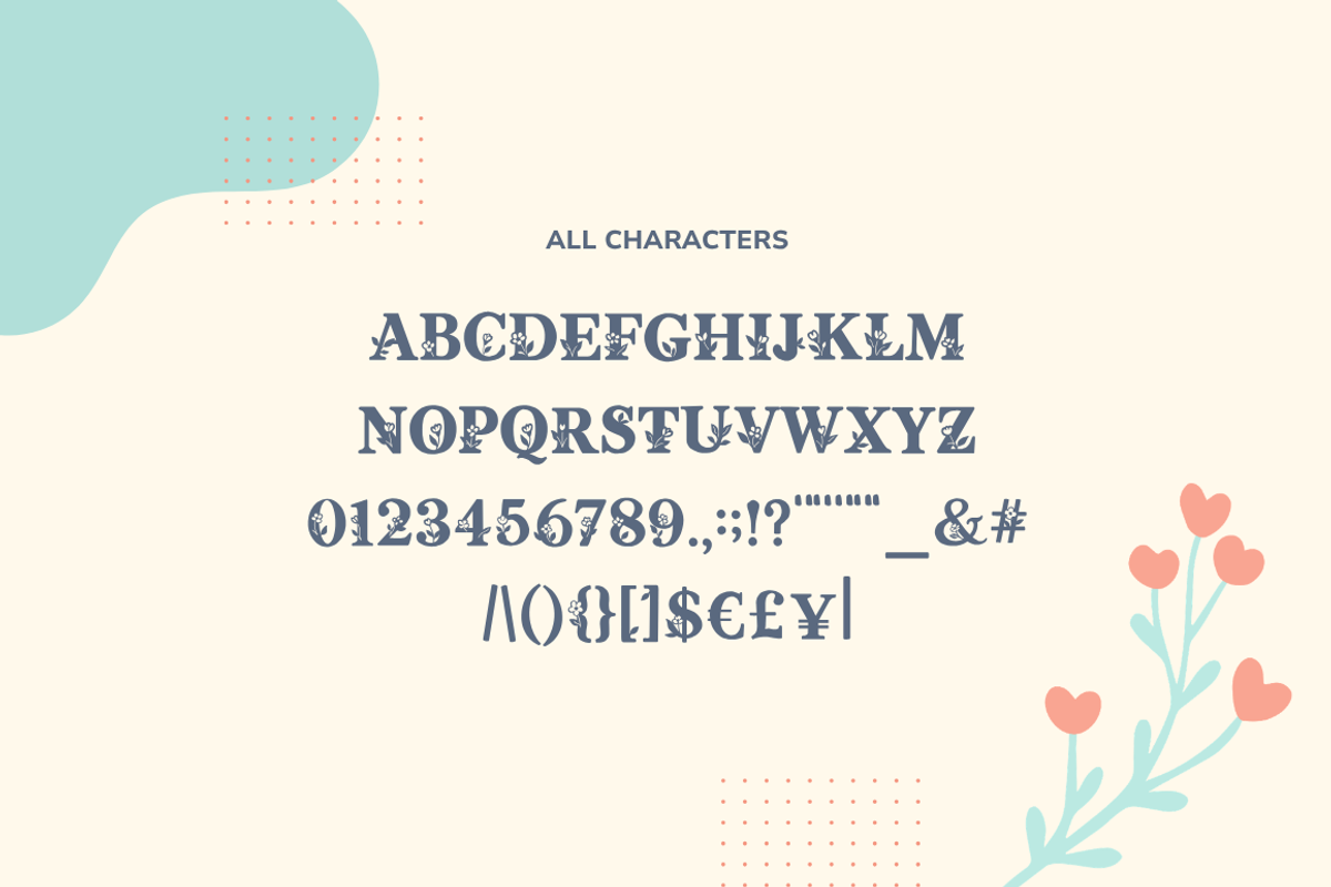 So Flora Display Font, a Handwritten Font by Cosy Fox (Photo 2 of 7)