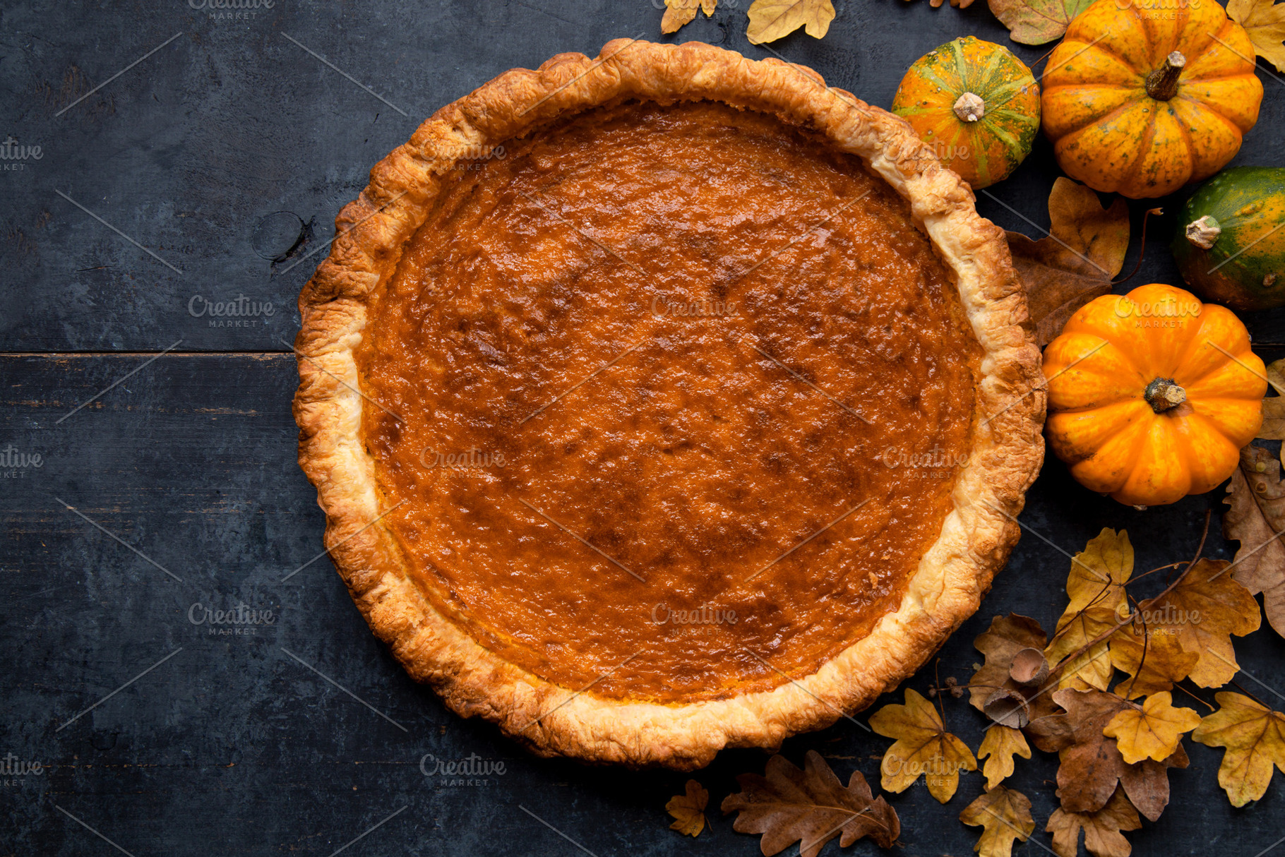 Homemade thanksgiving pumpkin pie, a Food & Drink Photo by asife