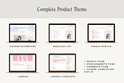 Kajabi Course Template for Courses, a Landing Page Template by Pixel & Flow (Thumbnail 3 of 9)