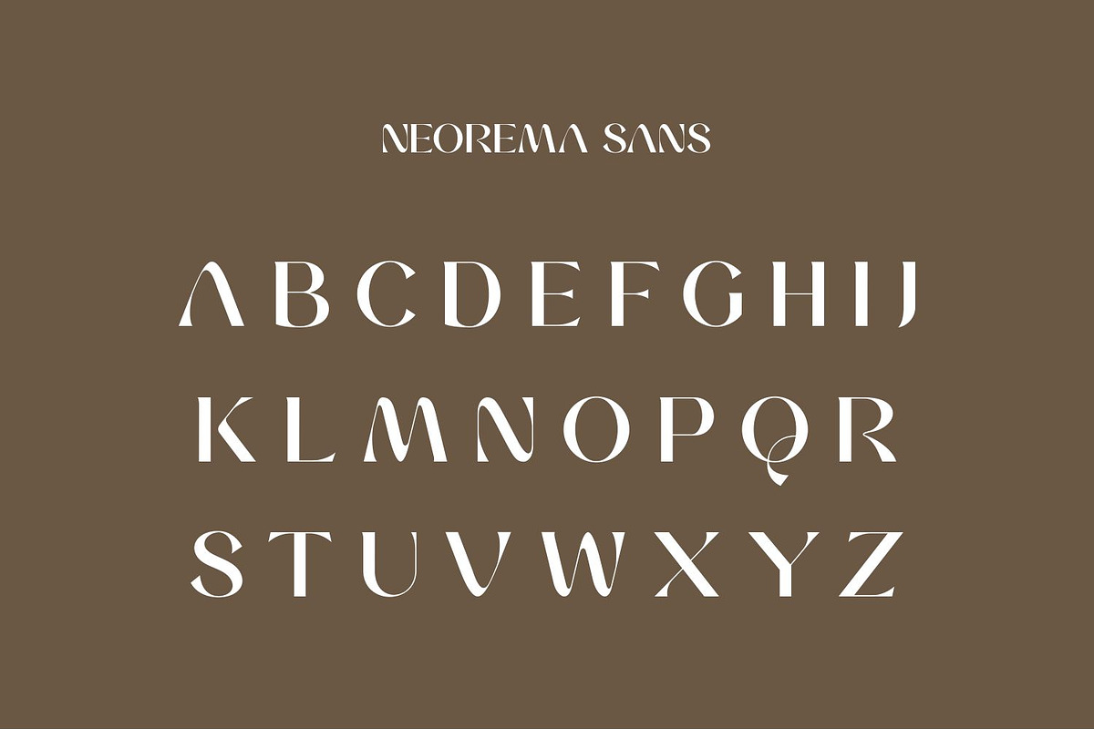NEORE – Futuristic Luxury Font, a Sans Serif Font by WhymoreArt (Photo 9 of 11)