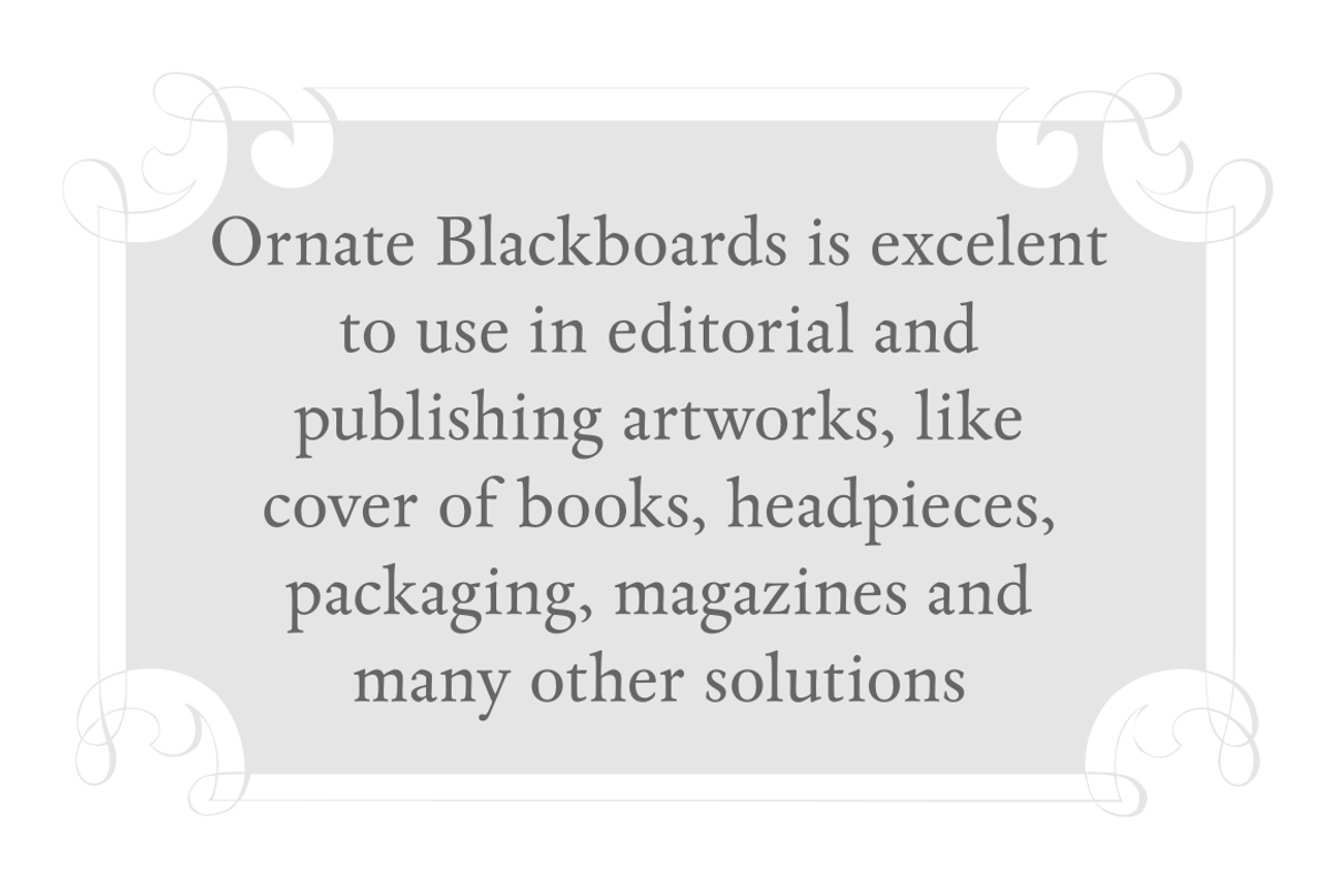 Ornate Blackboards Pack preview 3