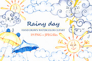 Rainy day, an Illustration by OlyaSenko (Thumbnail 1 of 5)