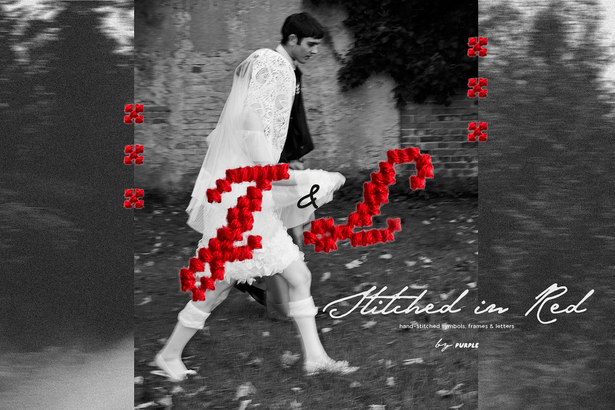 Stitched in Red Elements, an Object Graphic by Purple (Photo 2 of 17)