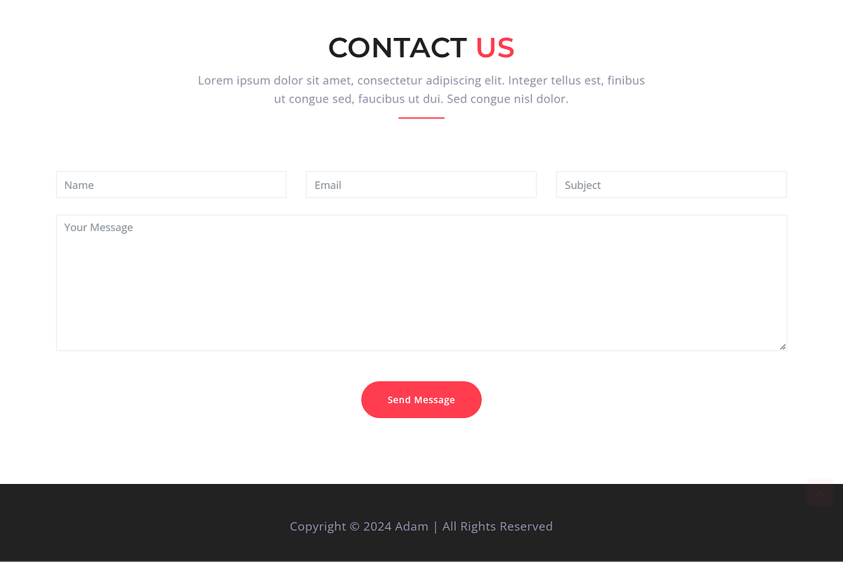 Adam - Personal Portfolio HTML, a HTML Template by Themeplaza (Photo 7 of 7)