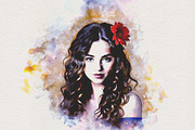 Realistic Watercolor Effect Action, an Action Add-On by MRI STUDIO (Thumbnail 6 of 17)