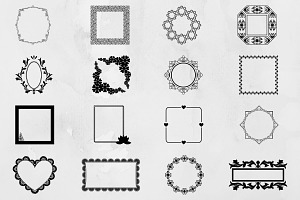 Frame Silhouette SVG #2, a Decorative Illustration by newminddesign