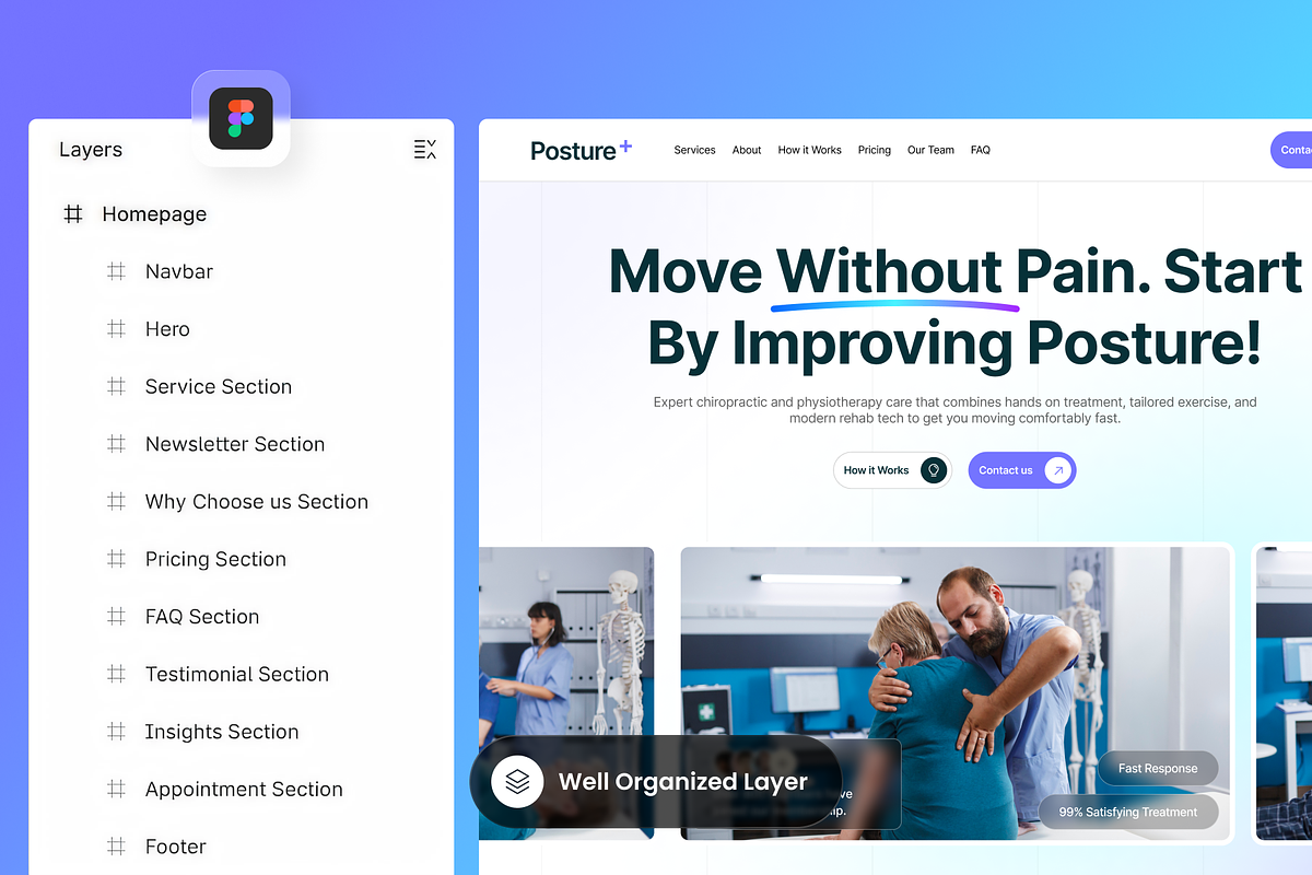 Posture+ - Chiropractic Landing Page preview 3