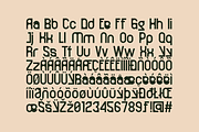 Betgal - Contemporary Furniture Font, a Sans Serif Font by Pandeka Studio (Thumbnail 9 of 9)