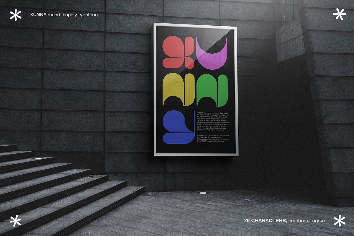 XUNNY Bold Display Typeface, a Font by MDP TYPEFACES (Photo 4 of 6)