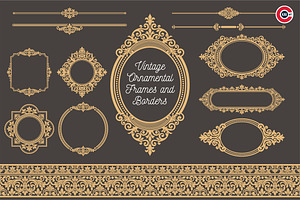 Vintage Victorian Ornamental Frames