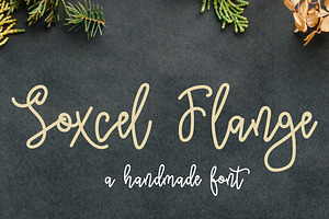Soxcel Flange Script Font