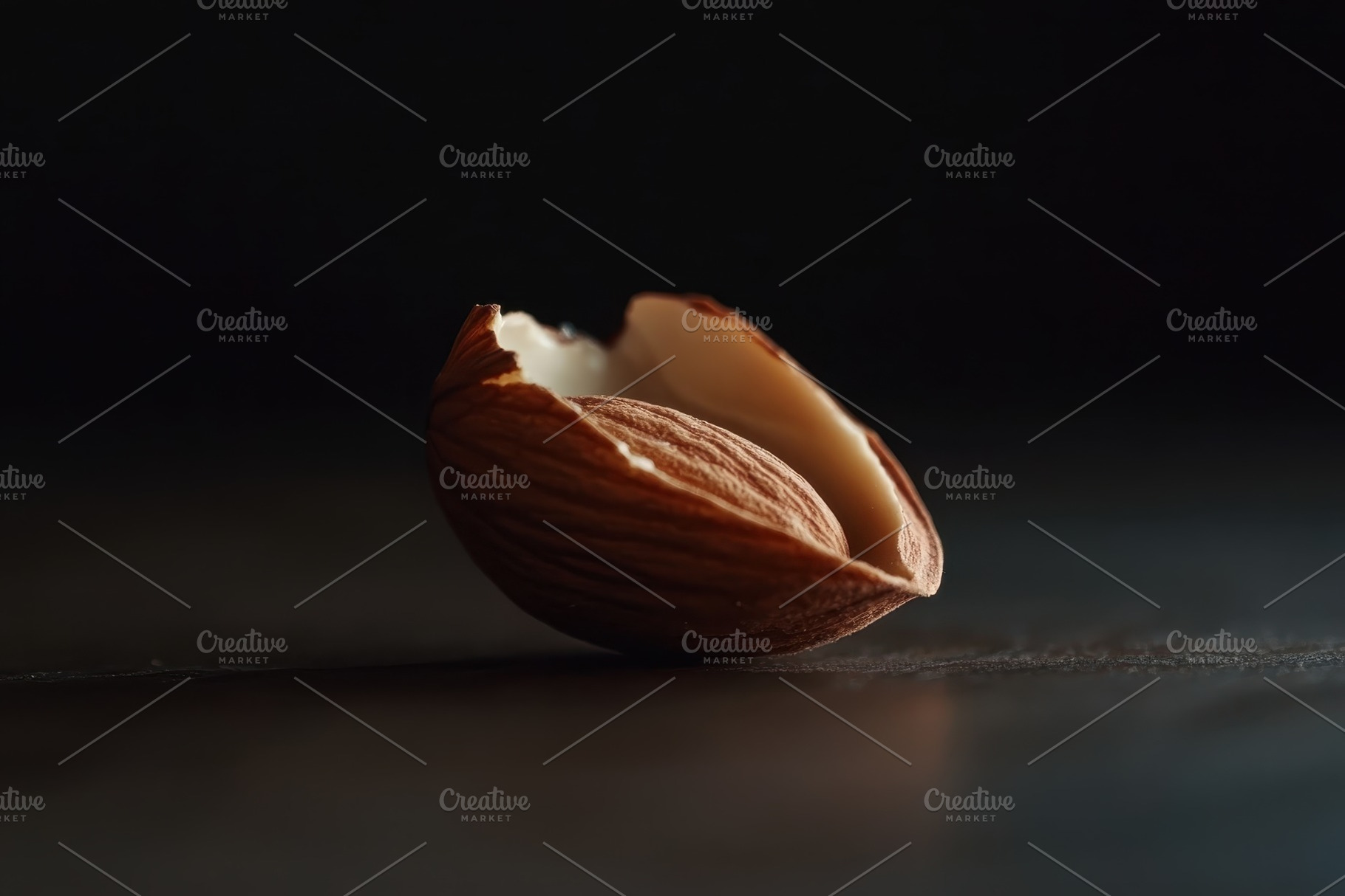 Close up view of unshelled almonds h, a Photo by Iftikhar Alam