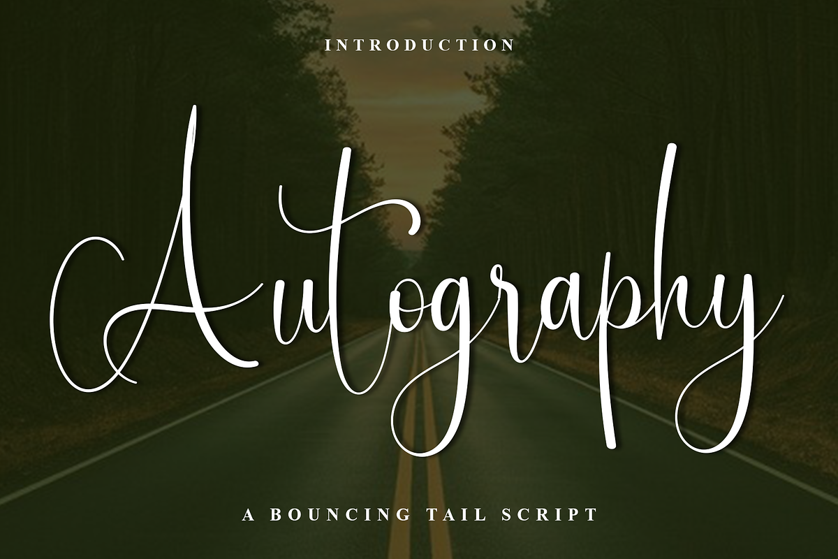 Autography, a Handwritten Font by FreshTypeINK (Photo 1 of 8)