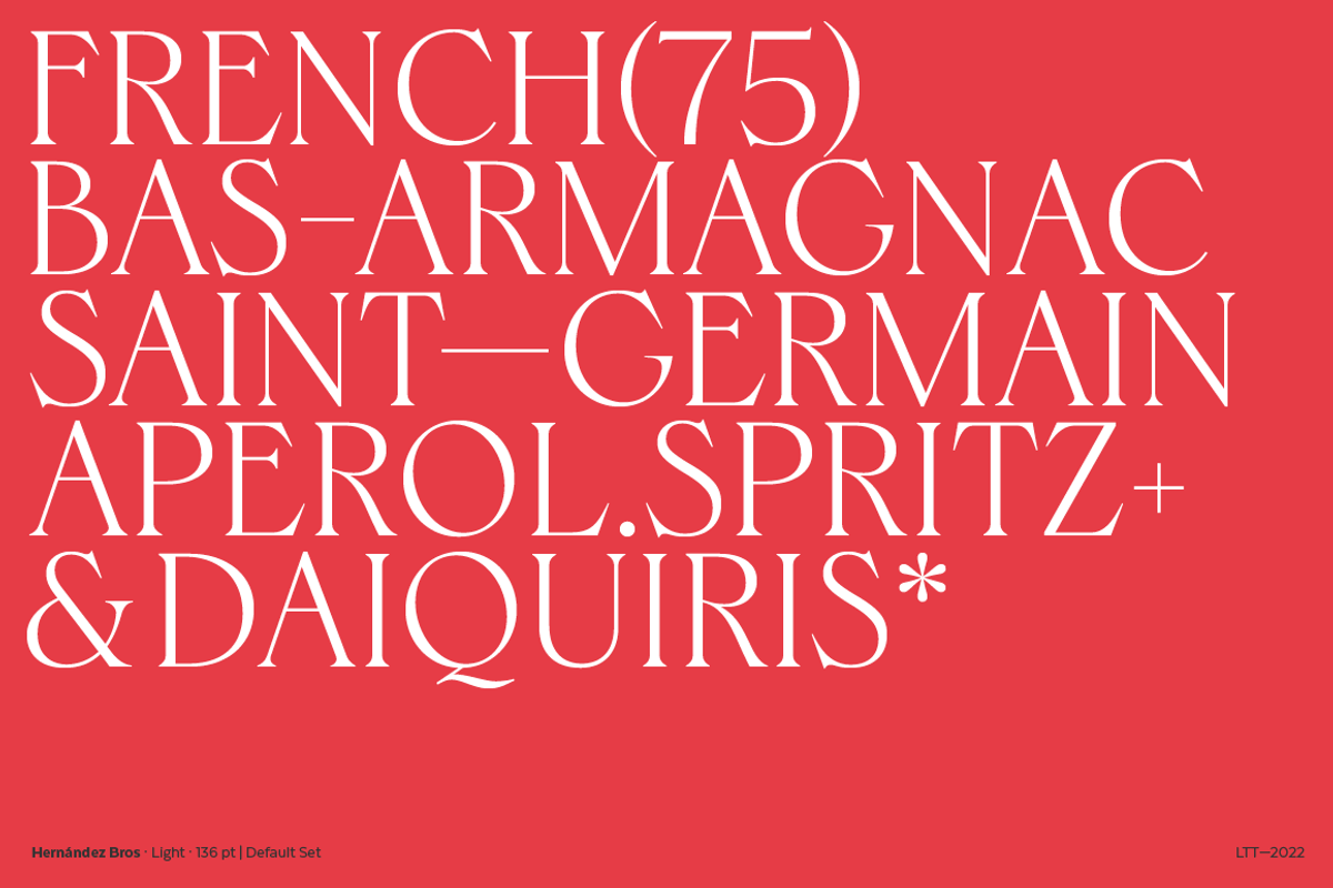 Hernandez Bros, a Serif Font by Latinotype (Photo 3 of 15)