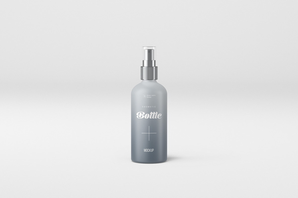 Cosmetic Bottle Mockup #4, a Cups & Container Mockup by Seven Lights (Photo 3 of 9)
