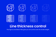 LineKing icons, an Outline Icon by PixelBazaar (Thumbnail 5 of 7)