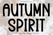 Autumn Spirit, a Script Font by InermediaSTUDIO (Thumbnail 1 of 8)