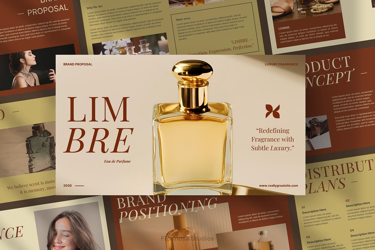 Limbre Brand Proposal Keynote, a Presentation Template by FIBRINOSÄ (Photo 1 of 5)